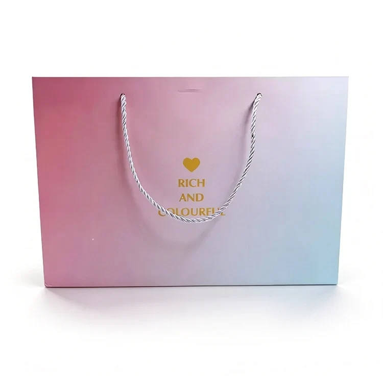 Túi tote mua sắm bìa trắng cho bao bì bán lẻ